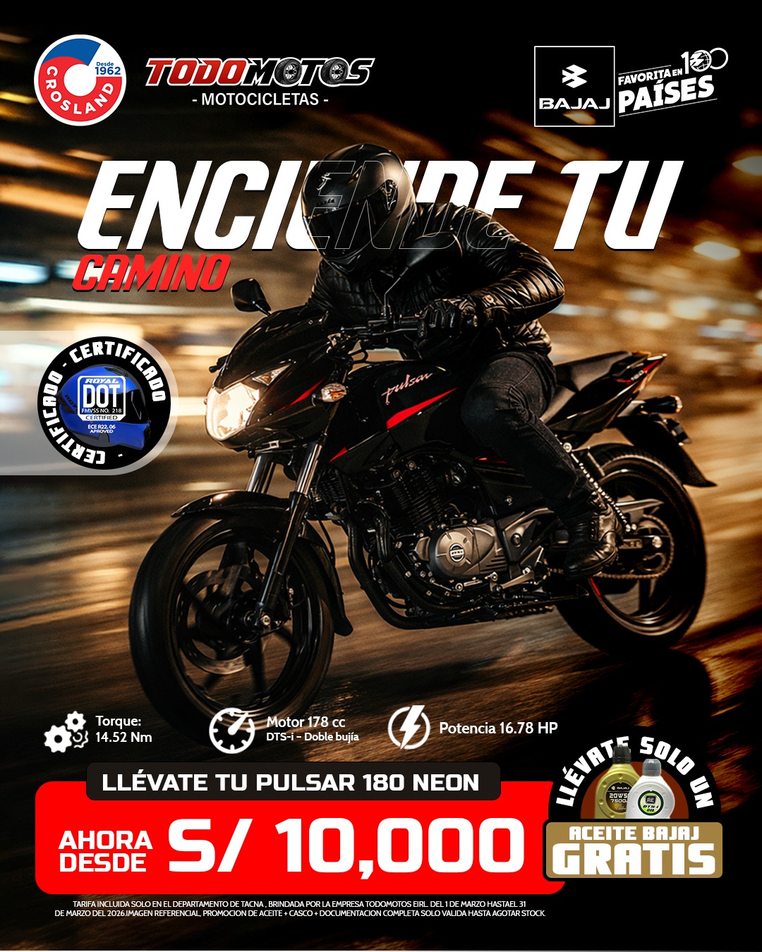 Pulsar 180 Neon
